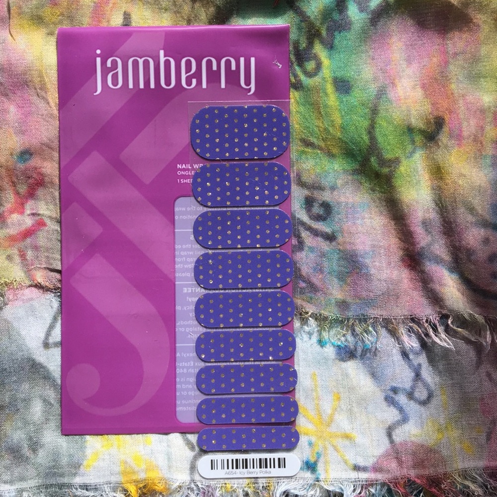 Icy Berry Polka JAMBERRY half sheet